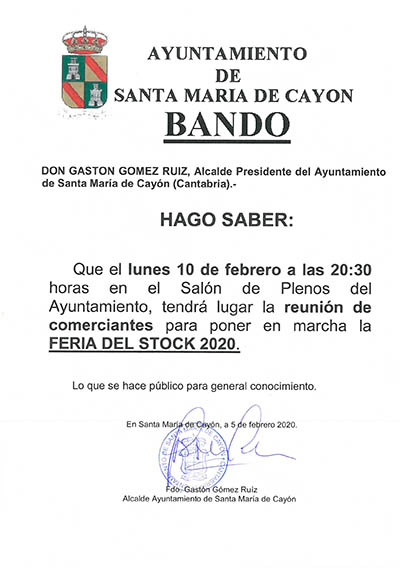 20 02 05 BANDOREUNIONFERIASTOCK2020 web
