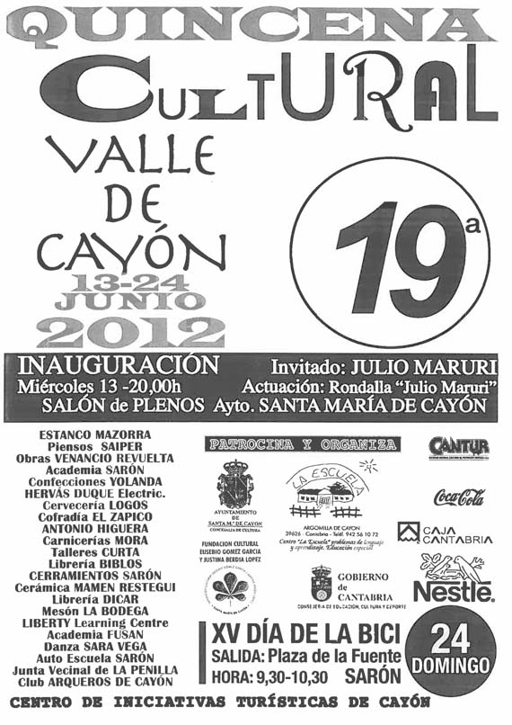 QUINCENACULTURALVALLEDECAYON2012