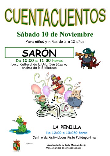 12-10-30CARTEL_SaronCUENTACUENTOS